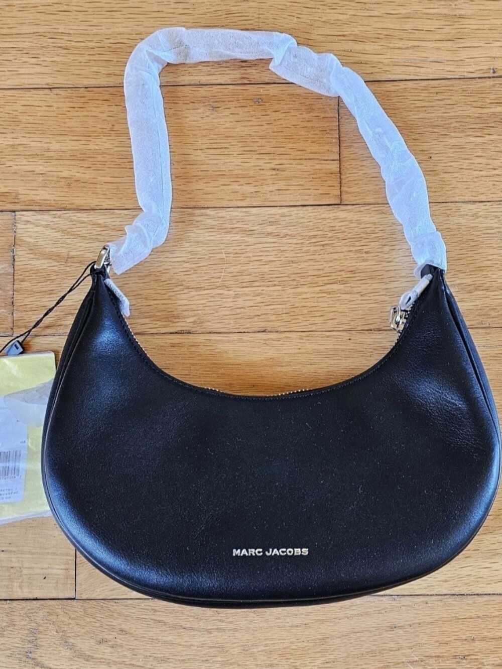 NWT Marc Jacobs The Curve Bag Black Leather Purse - Picture 2 of 6